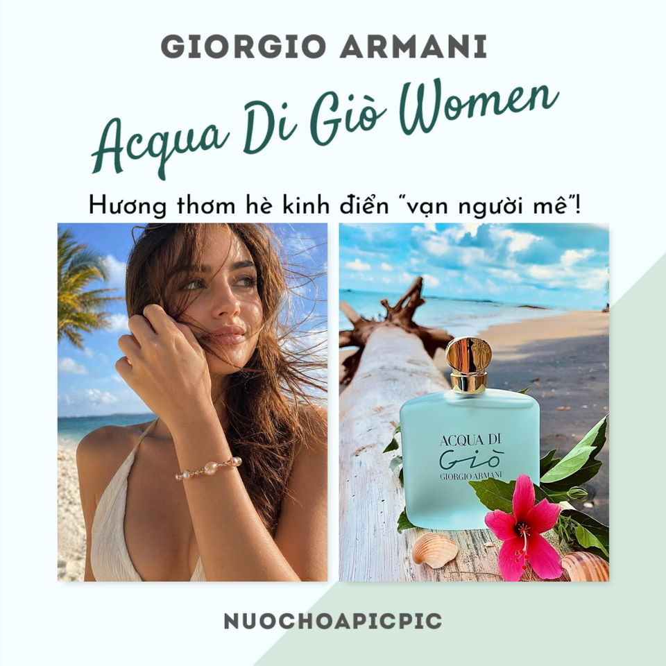 Giorgio Armani Acqua Di Gio Women Edt - Nuoc Hoa Pic Pic
