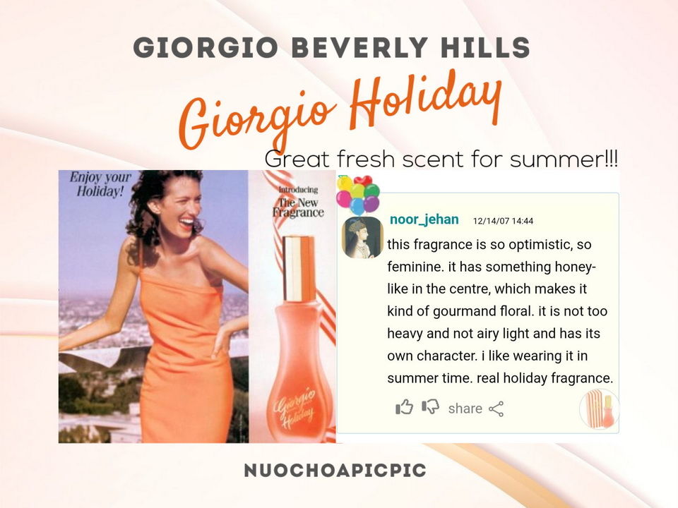 Giorgio Beverly Hills Holiday Edt 90ml - Nuoc Hoa Pic Pic