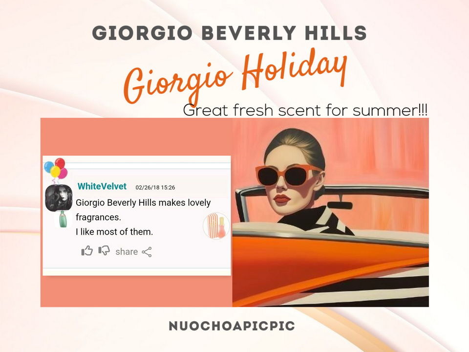 Giorgio Beverly Hills Holiday Edt 90ml - Nuoc Hoa Pic Pic