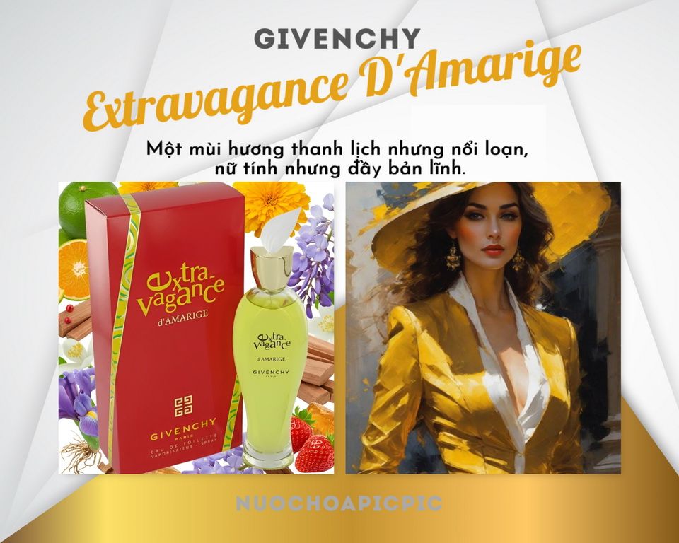 Givenchy Extravagance D'Amarige Edt 100ml - Nuoc Hoa Pic Pic