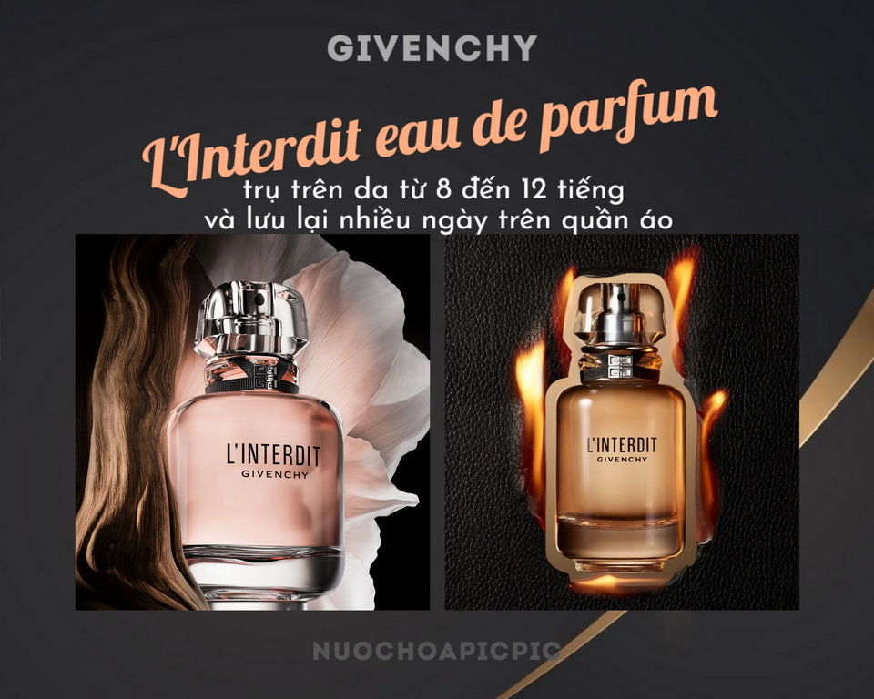 Givenchy L'Interdit Edp 80ml - Nuoc Hoa Pic Pic