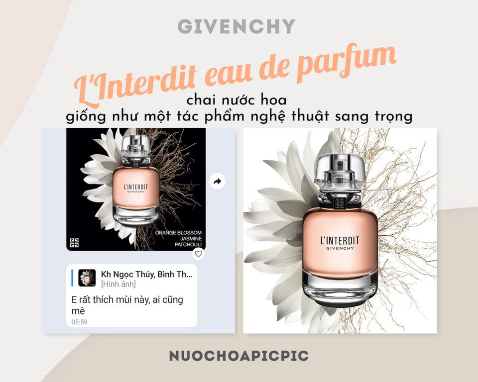Givenchy L'Interdit Edp 80ml - Nuoc Hoa Pic Pic