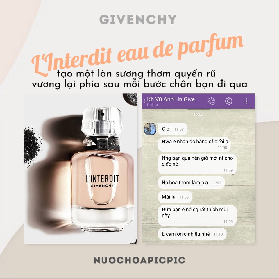 Givenchy L'Interdit Edp 80ml - Nuoc Hoa Pic Pic