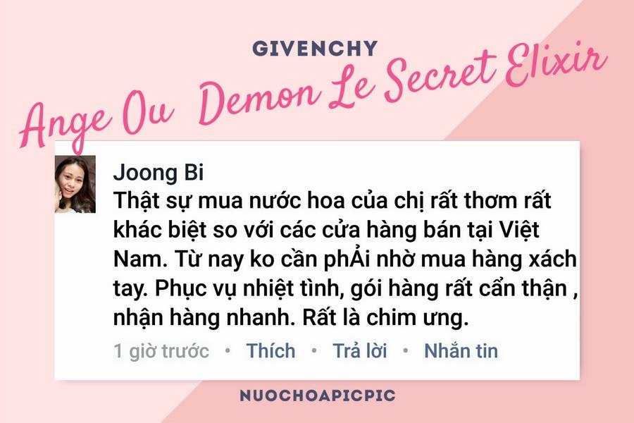 Givenchy Ange Ou  Demon Le Secret Elixir - Nuoc Hoa Pic Pic