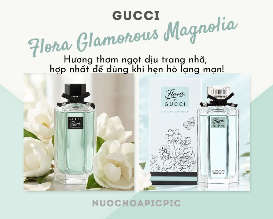Gucci Flora Glamorous Magnolia Edt 100ml - Nuoc Hoa Pic Pic