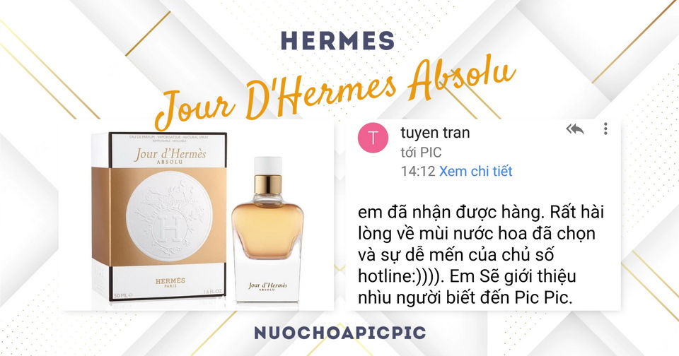 Hermes Jour D'Hermes Absolu - Nuoc Hoa Pic Pic
