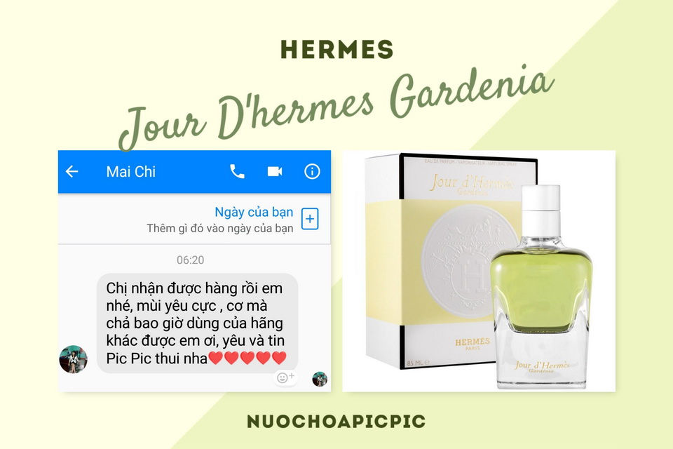 Hermes Jour d'Hermes Gardenia Edp - Nuoc Hoa Pic Pic