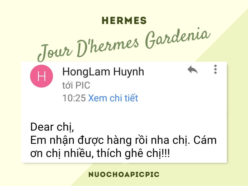 Hermes Jour d'Hermes Gardenia Edp - Nuoc Hoa Pic Pic