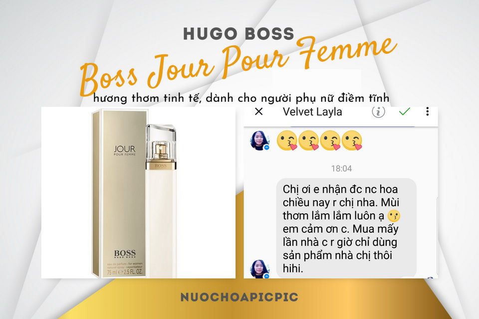 Hugo Boss Jour Pour Femme Edp 75ml - Nuoc Hoa Pic Pic