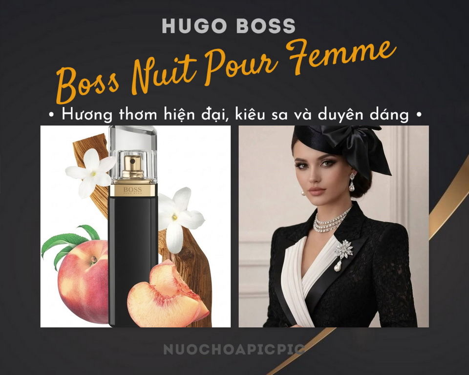 Hugo Boss Nuit Pour Femme Edp 75ml - Nuoc Hoa Pic Pic
