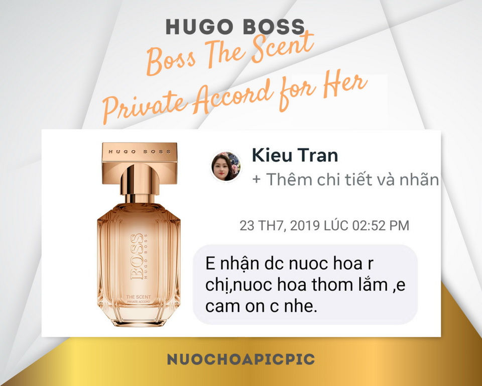 Hugo Boss The Scent Private Accord Edp - Nuoc Hoa Pic Pic