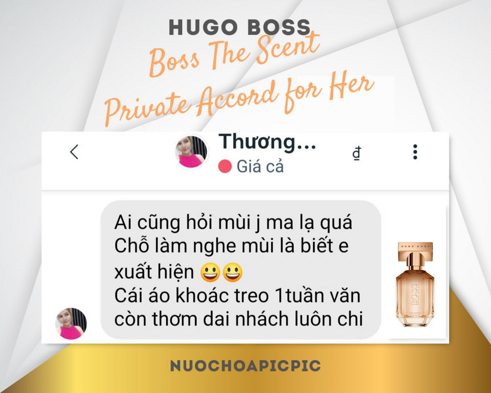 Hugo Boss The Scent Private Accord Edp - Nuoc Hoa Pic Pic
