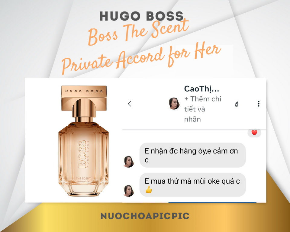 Hugo Boss The Scent Private Accord Edp - Nuoc Hoa Pic Pic