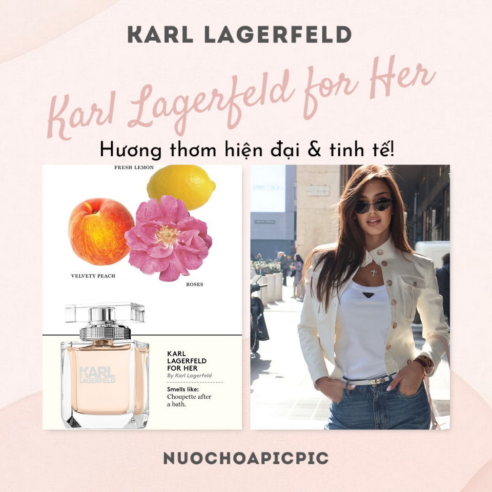 Karl Lagerfeld for Her Edp - Nuoc Hoa Pic Pic