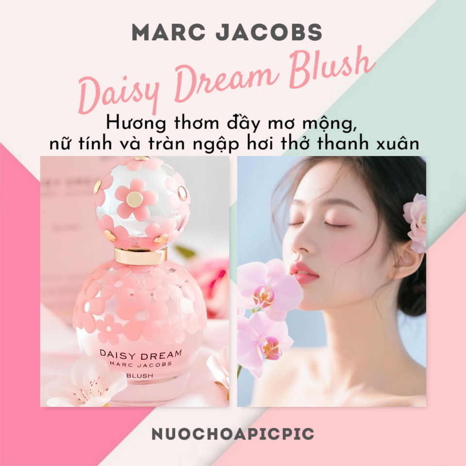 Marc Jacobs Daisy Dream Blush Edt 50ml - NuocHoaPicPic.com