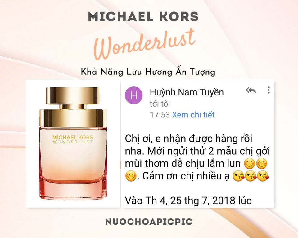 Michael Kors Wonderlust Edp 100ml - Nuoc Hoa Pic Pic