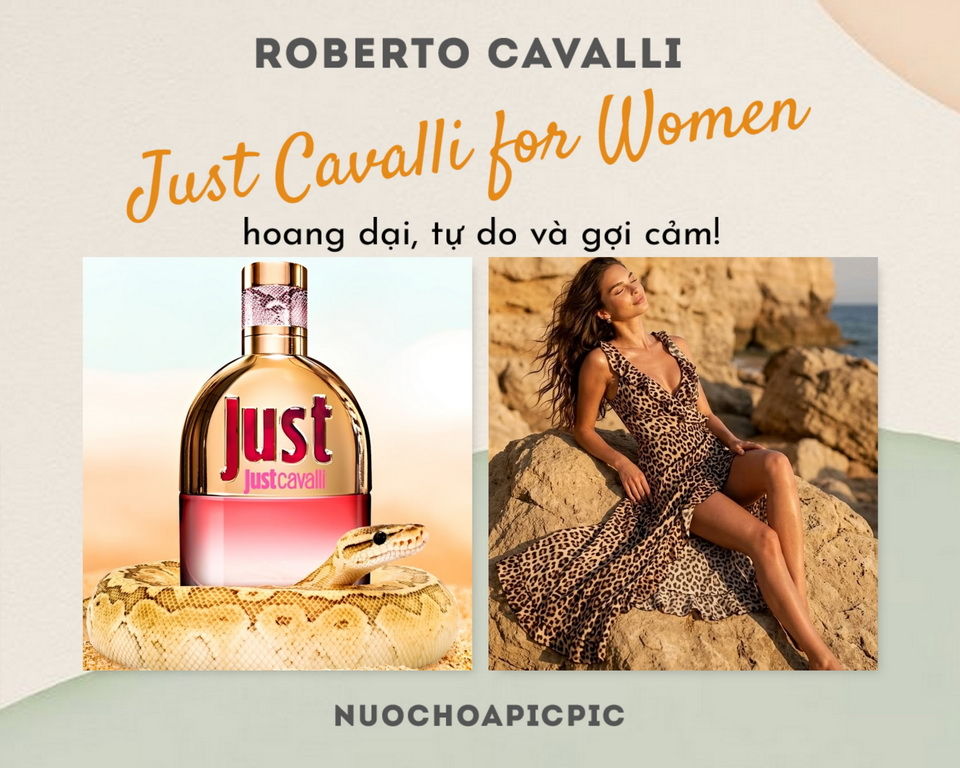 Roberto Cavalli Just Cavalli For Women Edt  - Nuoc Hoa Pic Pic