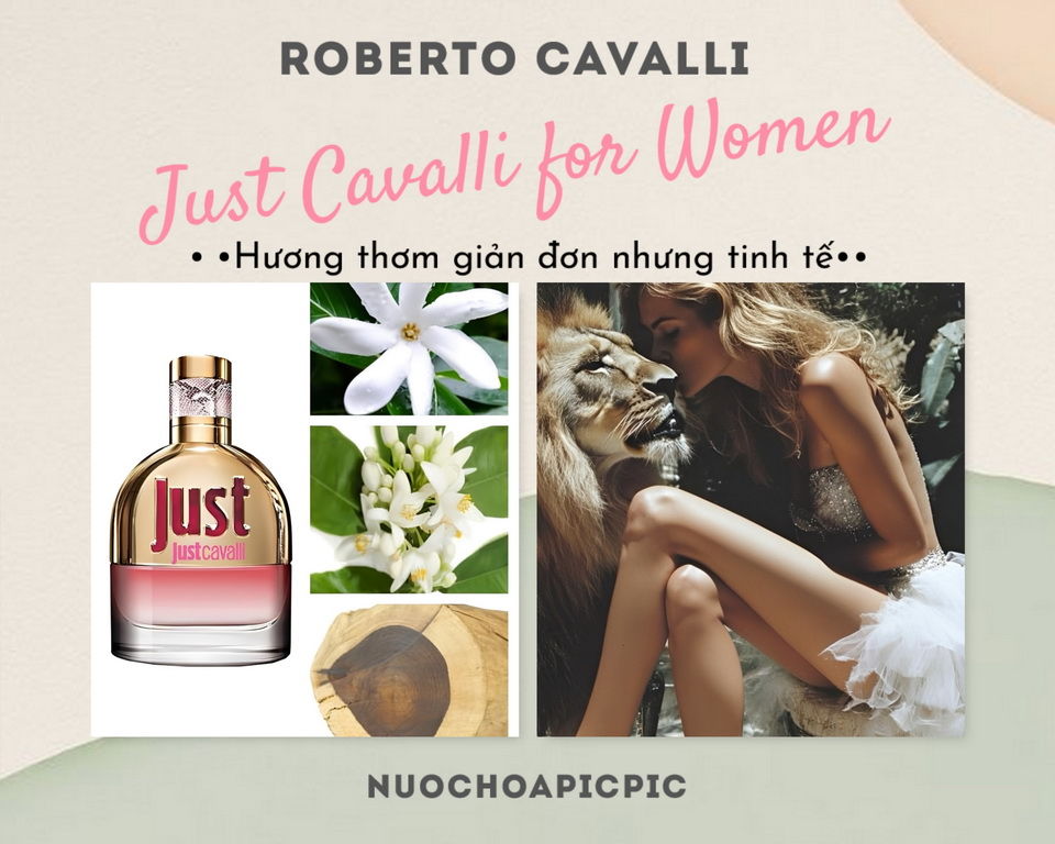 Roberto Cavalli Just Cavalli For Women Edt  - Nuoc Hoa Pic Pic
