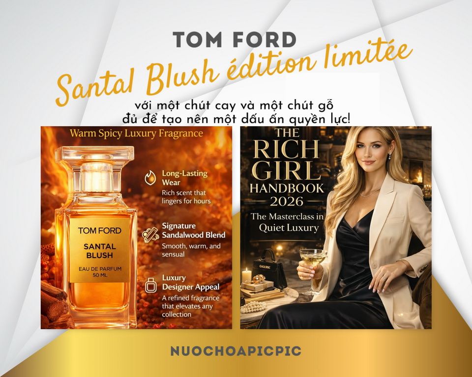 Tom Ford Santal Blush édition limitée Edp 50ml - Nuoc Hoa Pic Pic