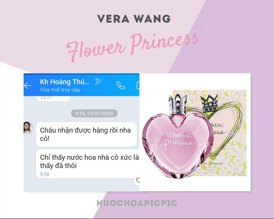Vera Wang Flower Princess Edt 100ml - Nuoc Hoa Pic Pic