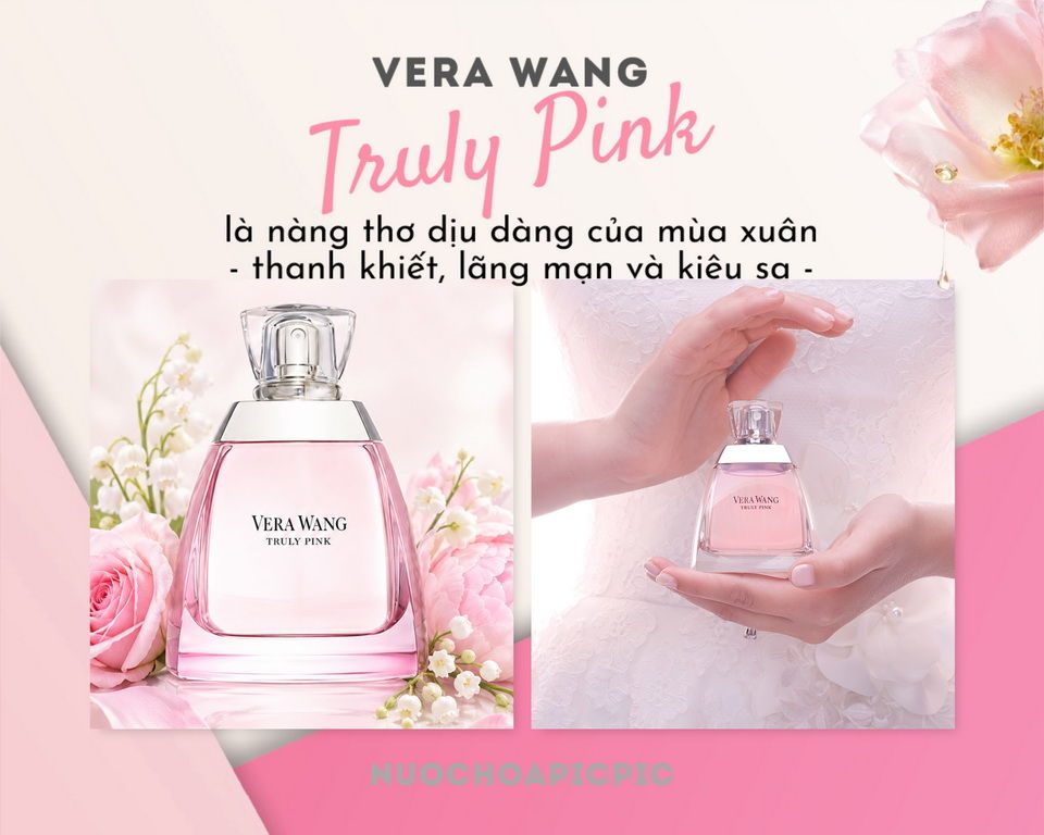 Vera Wang Truly Pink Edp 100ml - Nuoc Hoa Pic Pic