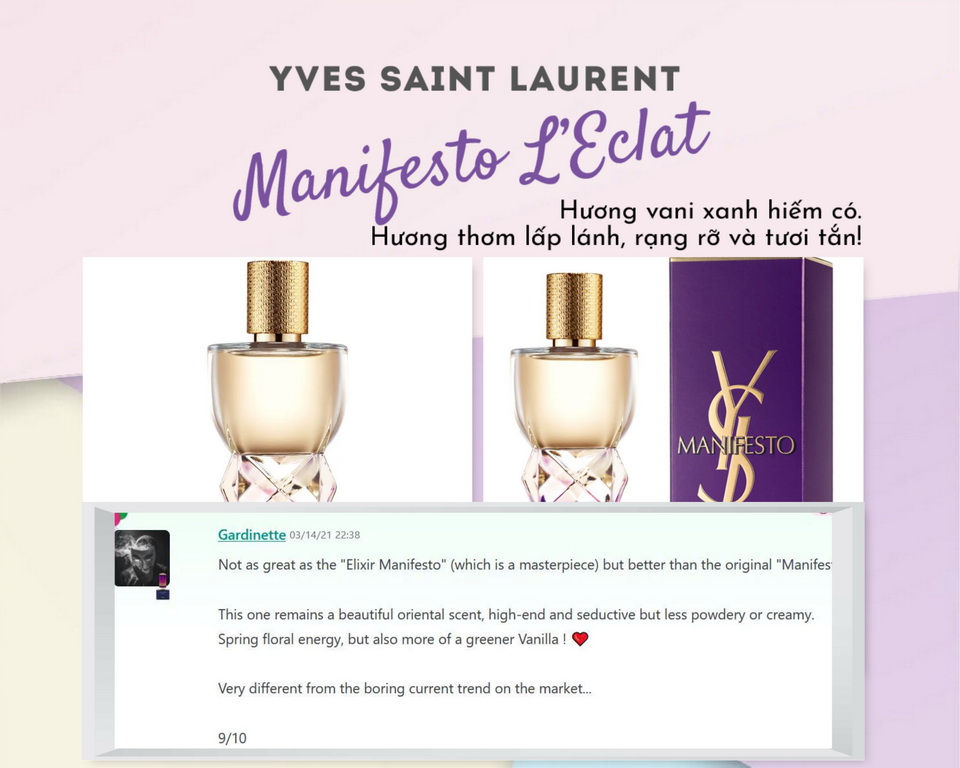Yves Saint Laurent Manifesto L'Eclat Edt - Nuoc Hoa Pic Pic