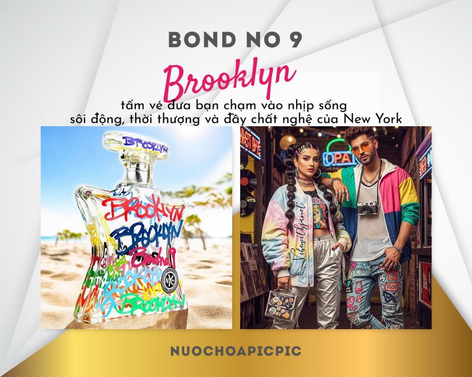Bond No. 9 Brooklyn Eau De Parfum 100ml - Nuoc Hoa Pic Pic