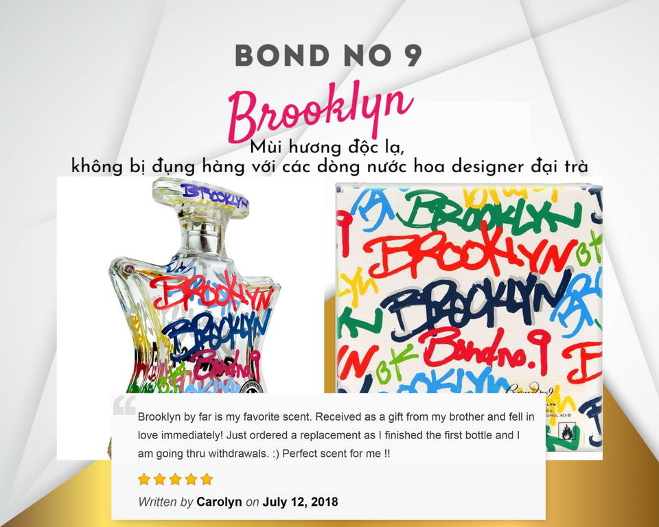 Bond No. 9 Brooklyn Eau De Parfum 100ml - Nuoc Hoa Pic Pic