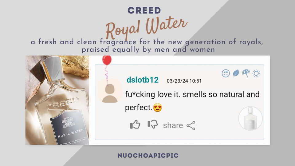 Creed Royal Water Edt 120ml - Nuoc Hoa Pic Pic