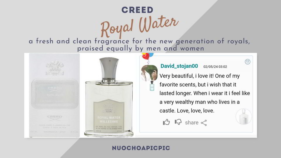 Creed Royal Water Edt 120ml - Nuoc Hoa Pic Pic