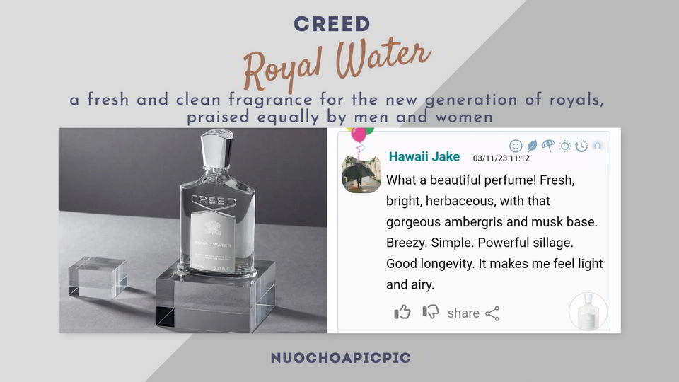 Creed Royal Water Edt 120ml - Nuoc Hoa Pic Pic