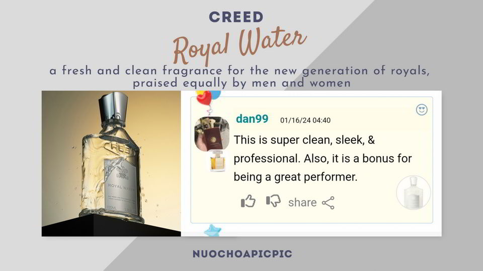 Creed Royal Water Edt 120ml - Nuoc Hoa Pic Pic