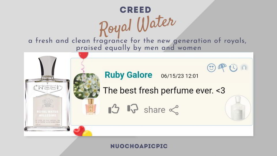 Creed Royal Water Edt 120ml - Nuoc Hoa Pic Pic