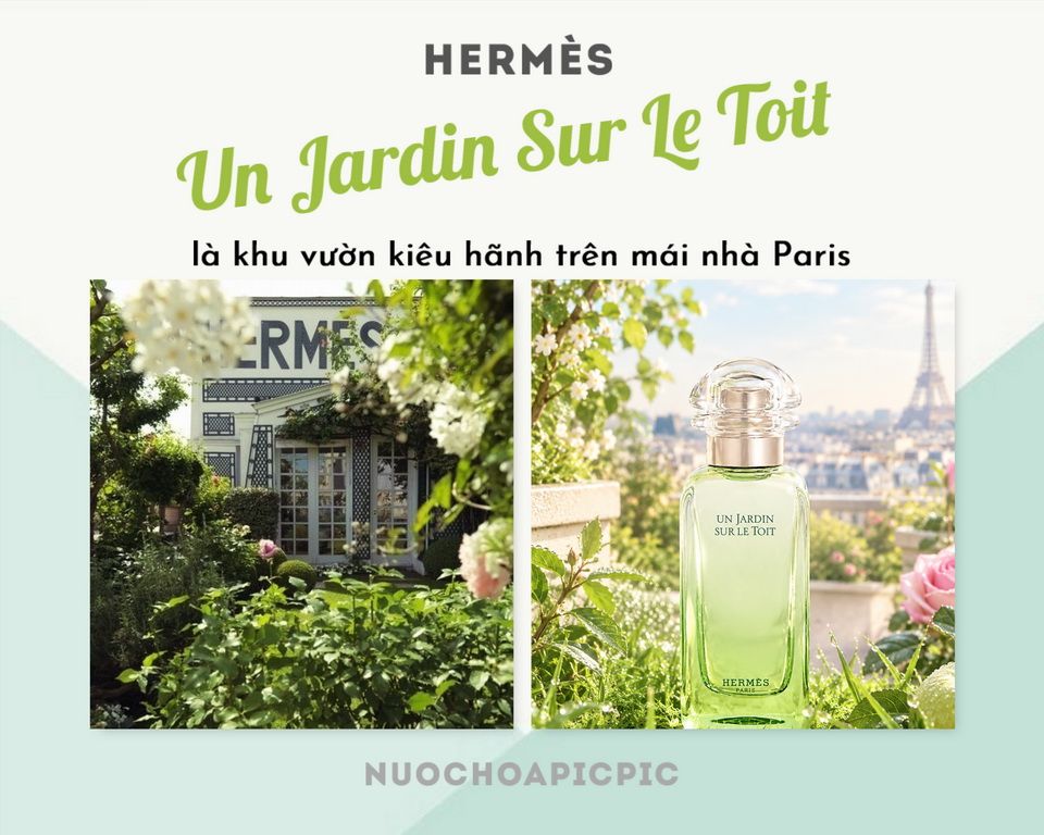 Hermes Un Jardin Sur Le Toit Edt - Nuoc Hoa Pic Pic