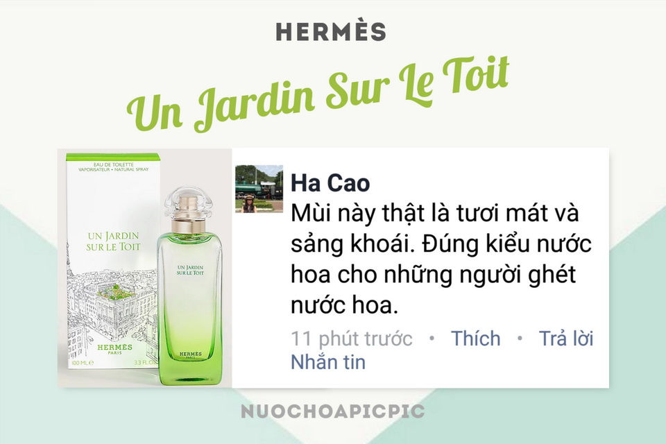 Hermes Un Jardin Sur Le Toit Edt - Nuoc Hoa Pic Pic