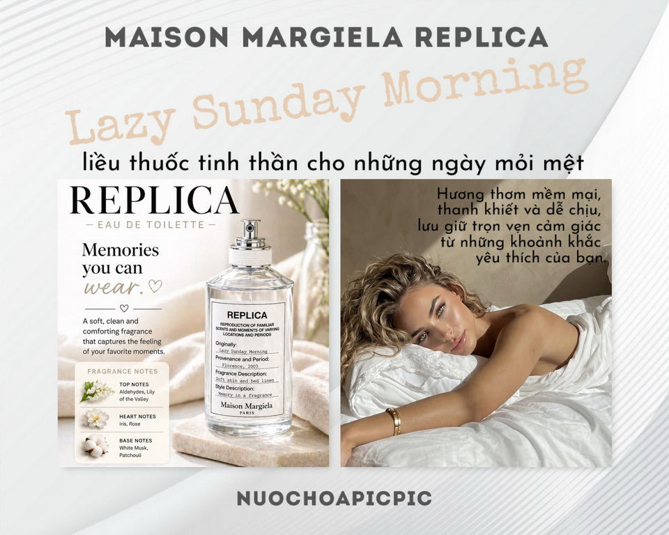 Maison Margiela Replica Lazy Sunday Morning Edt - Nuoc Hoa Pic Pic