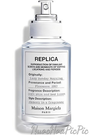 nước hoa unisex maison margiela replica lazy sunday morning edt 100ml